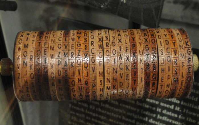 Image of a Jefferson Cylinder Cipher replica